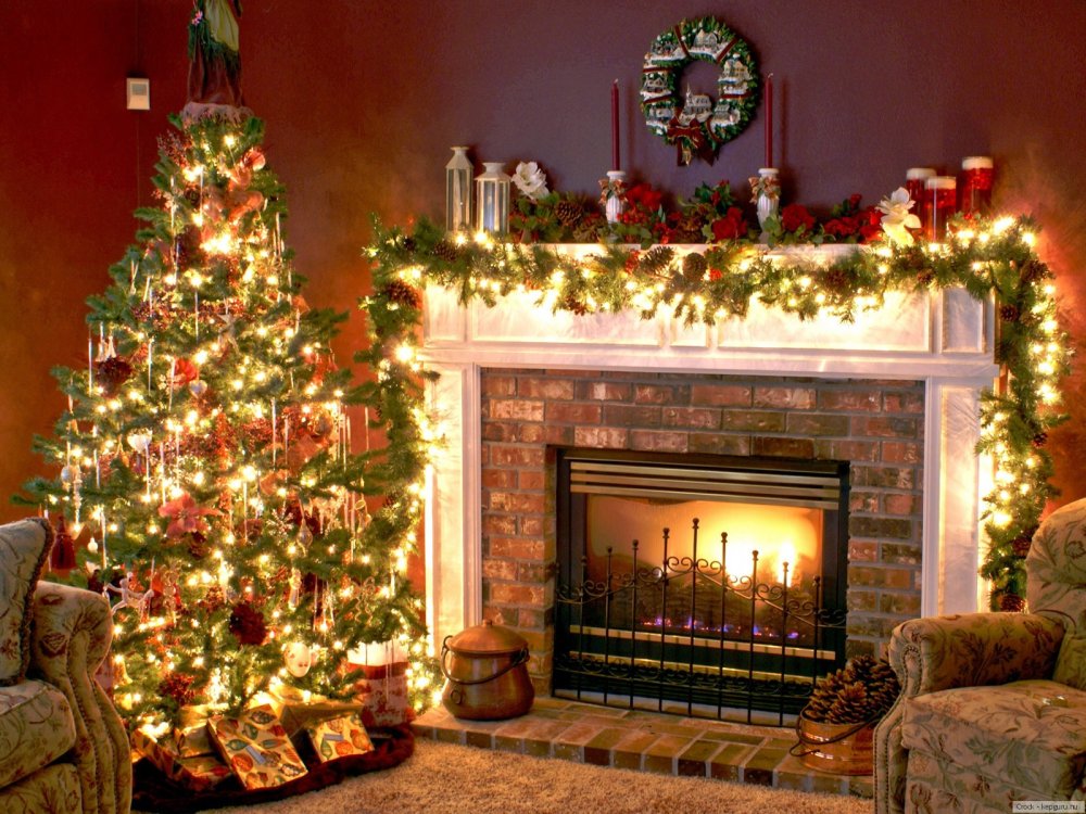 Рождественский камин