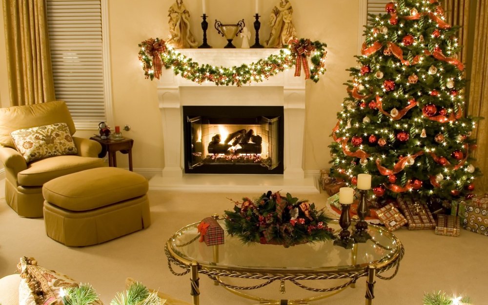 Новогодние интерьеры