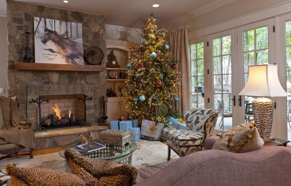 Новогодние интерьеры