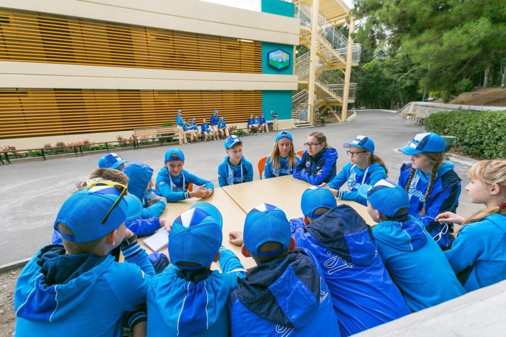 Корпуса лагеря Речной Артек